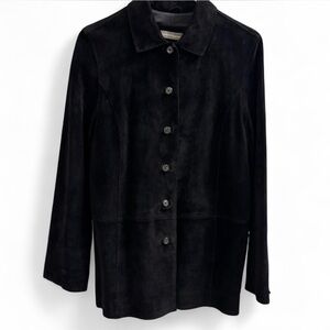 Valerie separates soft Chic Black Suede Blazer